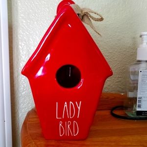 New Rae Dunn Ladybird Bird house